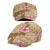 Beige Hawaii Hibiscus Tropical Flowers Motifs Jeff Hat - Polynesian Pride