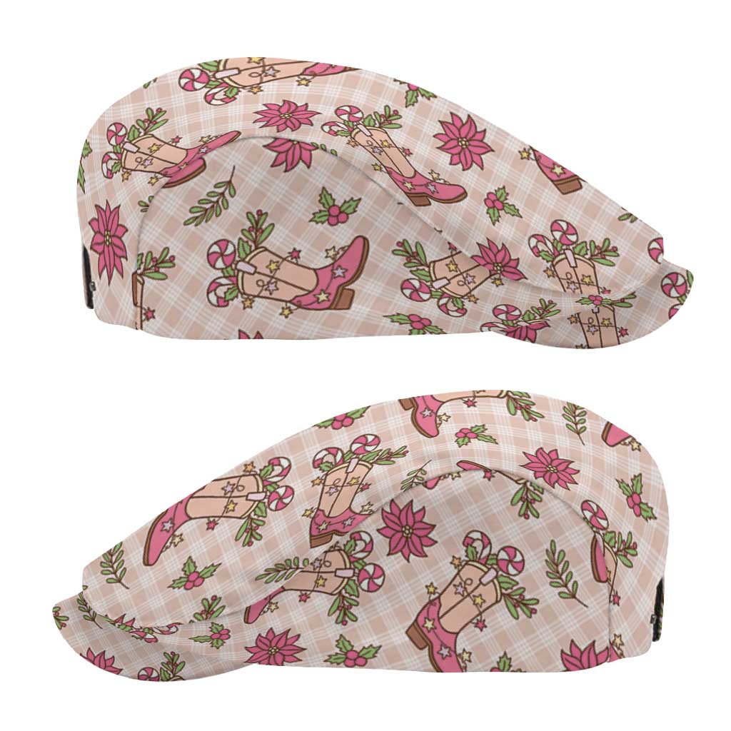 Beige Paniolo Palaka Hawaiian Cowgirl Christmas Jeff Hat - Polynesian Pride