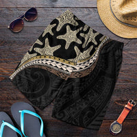 Beige Polynesian Starfish Unique Pattern Shorts for Men LT01 Beige - Polynesian Pride