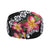 Black Polynesia Jeff Hat Plumeria With Hibiscus Pattern Tropical Vibes - Polynesian Pride