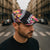 Black Polynesia Jeff Hat Plumeria With Hibiscus Pattern Tropical Vibes - Polynesian Pride