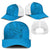 Blue Gradient Polynesia Mesh Trucker Cap Hawaiian Tribal Hammerhead Shark Tattoo - Polynesian Pride