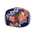Blue Polynesia Jeff Hat Plumeria With Hibiscus Pattern Tropical Vibes - Polynesian Pride
