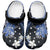 Blue Polynesian Pattern With Tropical Flowers Clogs Shoes - Polynesian Pride