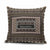 Custom pillow cover with a vintage Fijian Tapa tribal pattern and a personalized name.