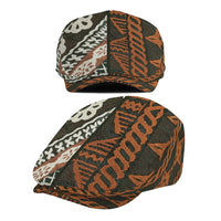 Bula Fiji Tapa Jeff Hat Fijian Masi Vintage Vibes - Polynesian Pride