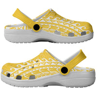 Cook Islands Aitutaki Clogs Shoes Polynesian Tribal Tattoo LT05 - Polynesian Pride