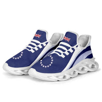 Cook Islands Clunky Sneakers Flag-Inspired Curve Style LT05 - Polynesian Pride