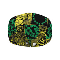 Cook Islands Mere Kiritimiti Jeff Hat Pacific Patchwork Xmas Vibes - Polynesian Pride