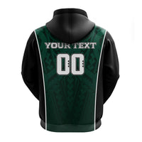 Custom Hawaii Volleyball Green Warrior Hoodie LT2 - Polynesian Pride