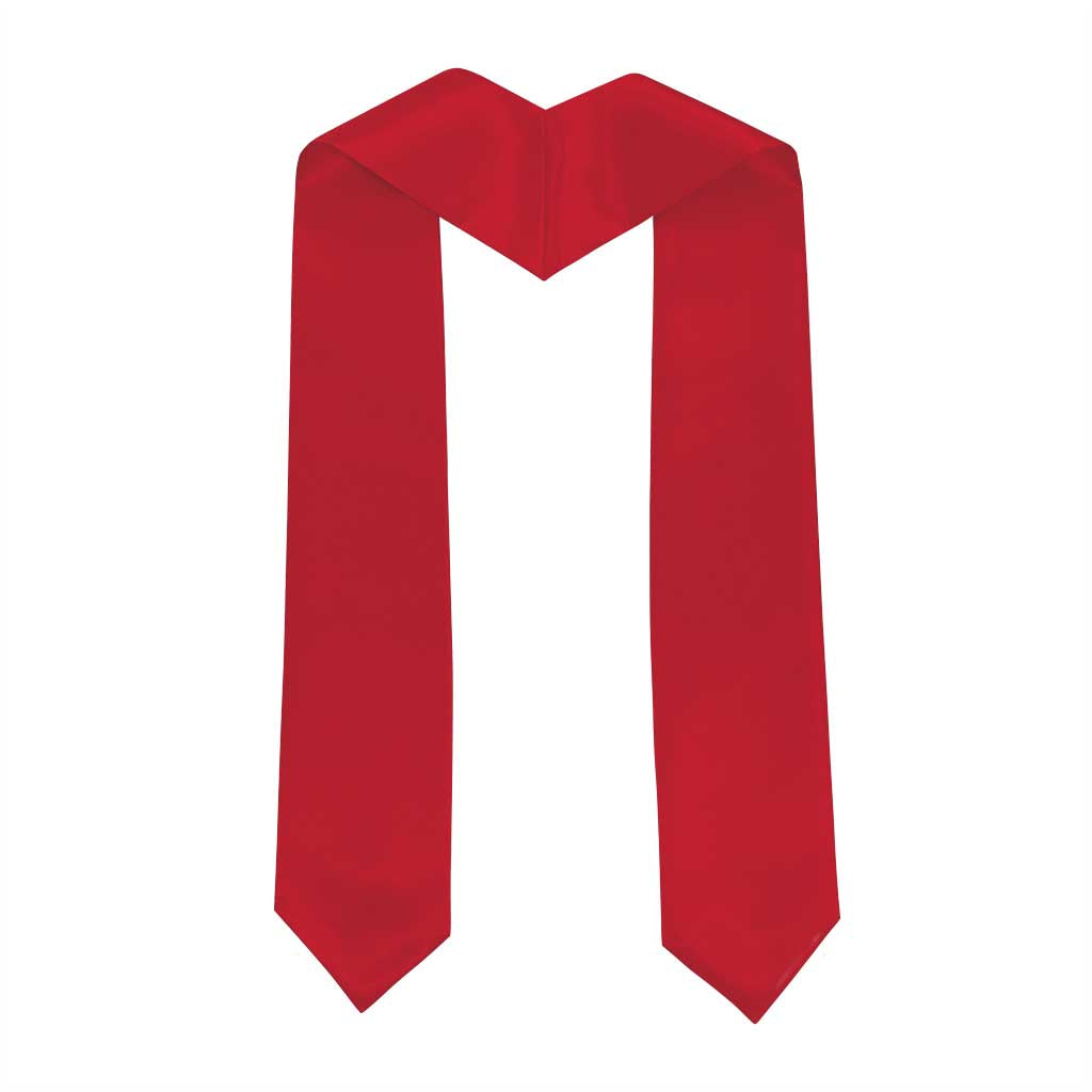 Custom Aloha Hawaii Graduation Stole Kakau Pattern Red Version LT05 - Polynesian Pride