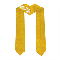 Custom Anastasis College Graduation Stole Tongan Ngatu Pattern LT05 - Polynesian Pride