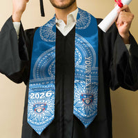 Custom Apifoou Tonga College Graduation Stole Class Of Year Tongan Ngatu Pattern LT14 - Polynesian Pride
