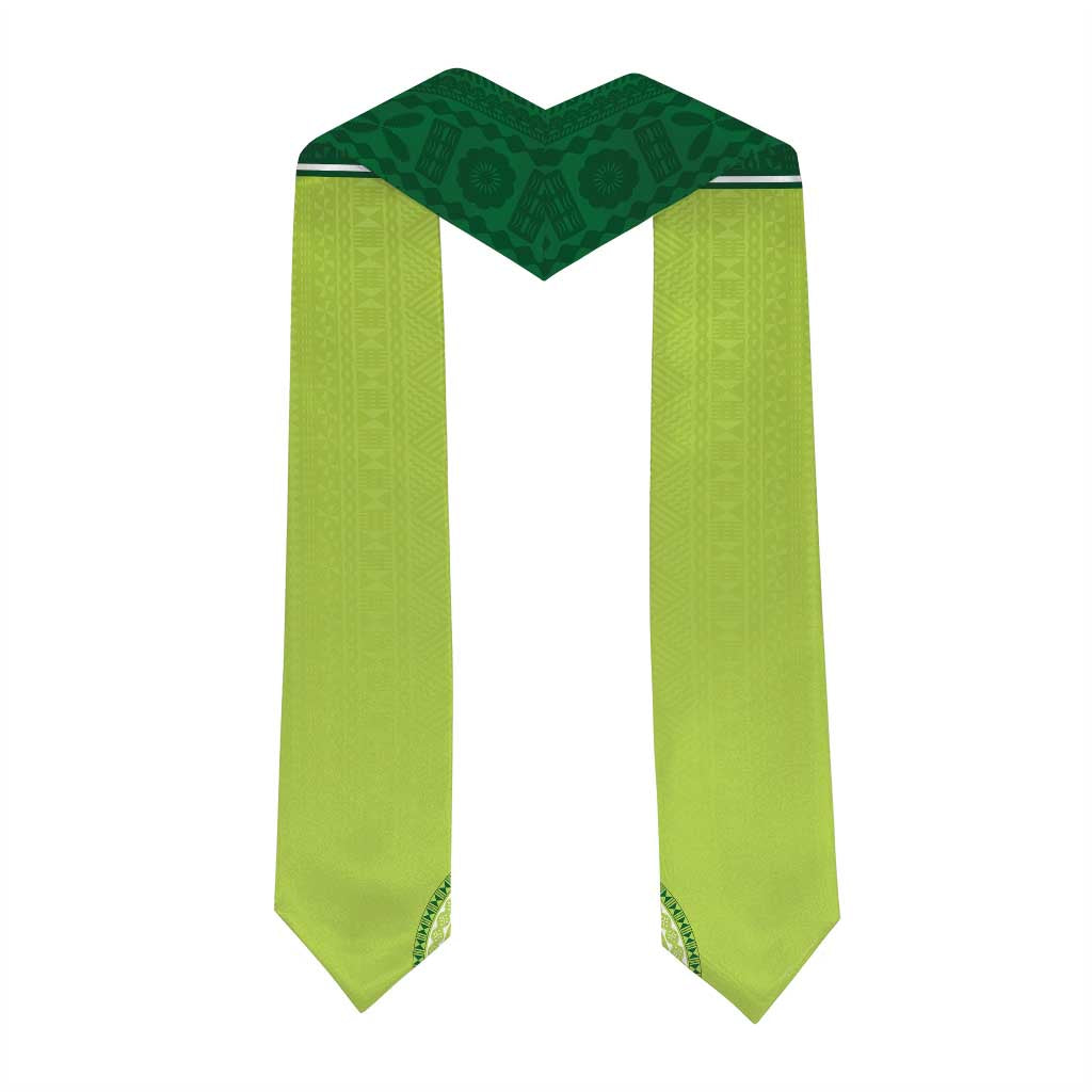 Custom Ballantine Memorial School Graduation Stole With Fijian Tapa Pattern LT05 - Polynesian Pride