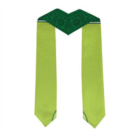 Custom Ballantine Memorial School Graduation Stole With Fijian Tapa Pattern LT05 - Polynesian Pride
