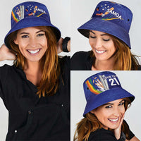 Custom Cricket Samoa East Asia-Pacific Bucket Hat Samoa Storming the Limits - Polynesian Pride