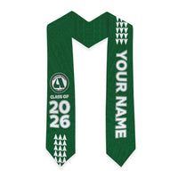 Custom Hawaii Aiea High School Graduation Stole Kakau Pattern LT05 - Polynesian Pride