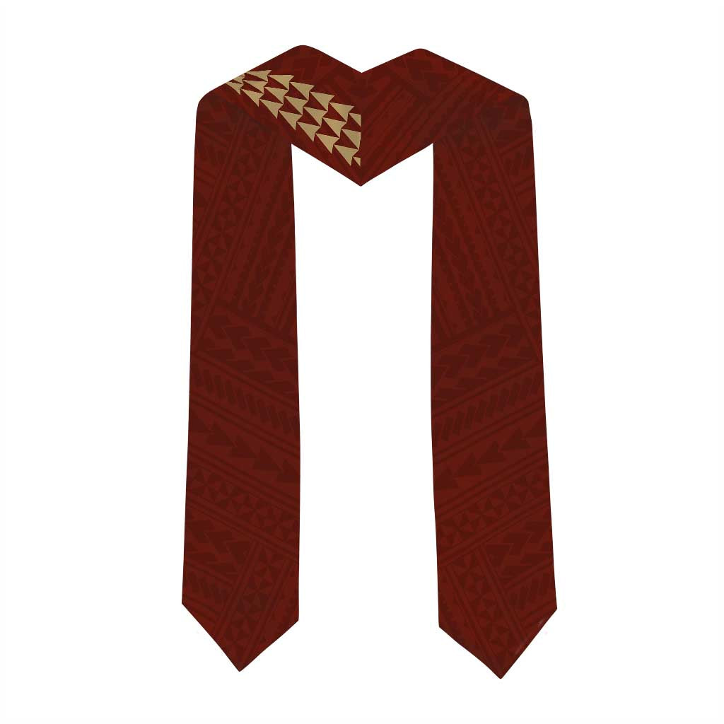 Custom Hawaii Castle High School Graduation Stole Kakau Pattern LT05 - Polynesian Pride
