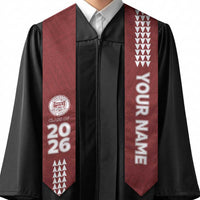 Custom Hawaii Farrington High School Graduation Stole Kakau Pattern LT05 - Polynesian Pride