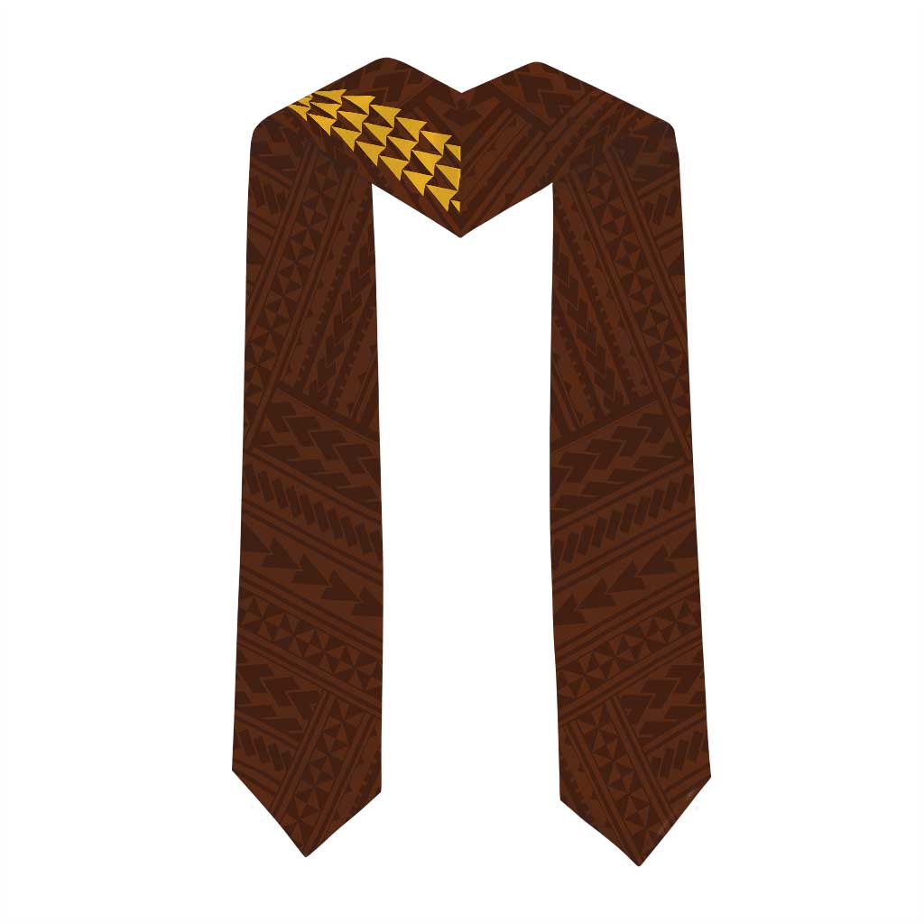 Custom Hawaii Mililani High School Graduation Stole Kakau Pattern LT05 - Polynesian Pride