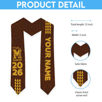Custom Hawaii Mililani High School Graduation Stole Kakau Pattern LT05 - Polynesian Pride