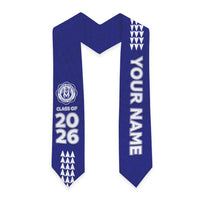 Custom Hawaii Moanalua High School Graduation Stole Kakau Pattern LT05 - Polynesian Pride