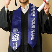 Custom Hawaii Moanalua High School Graduation Stole Kakau Pattern LT05 - Polynesian Pride