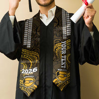 Custom Hawaii Nanakuli High and Intermediate School Graduation Stole Class Of Year Polynesian Kakau Pattern LT14 - Polynesian Pride