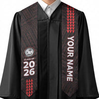 Custom Hawaii Radford High School Graduation Stole Kakau Pattern LT05 - Polynesian Pride