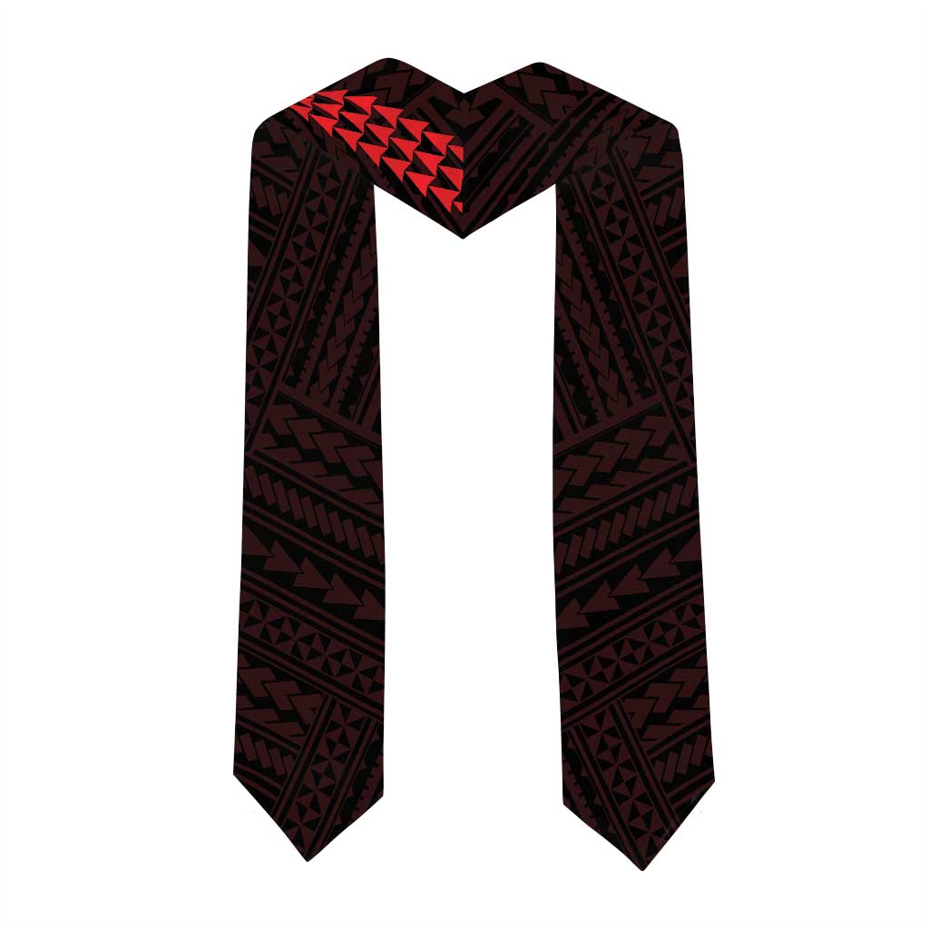 Custom Hawaii Roosevelt High School Graduation Stole Kakau Pattern LT05 - Polynesian Pride