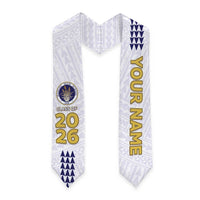 Custom Hawaii Waipahu High School Graduation Stole Kakau Pattern LT05 - Polynesian Pride