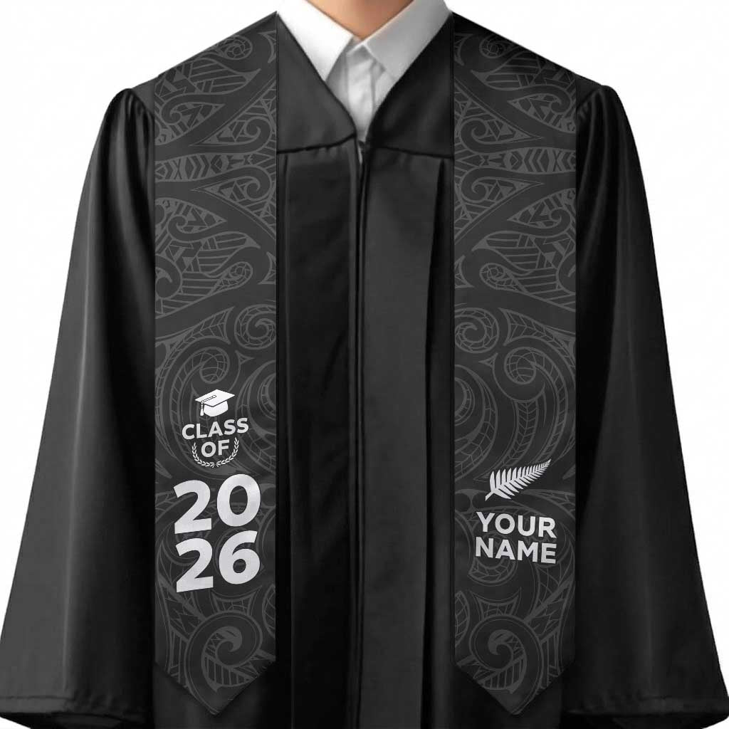 Custom New Zealand Aotearoa Graduation Stole Maori Pattern LT05 - Polynesian Pride