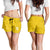 Custom Niue Rugby Shorts for Women Hiapo Tribal Motifs Sporty Style - Polynesian Pride