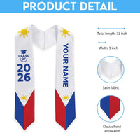 Custom Philippines Graduation Stole Flag Style LT05 - Polynesian Pride