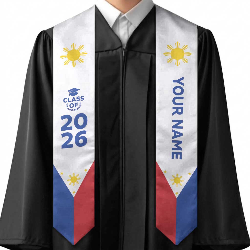 Custom Philippines Graduation Stole Flag Style LT05 - Polynesian Pride