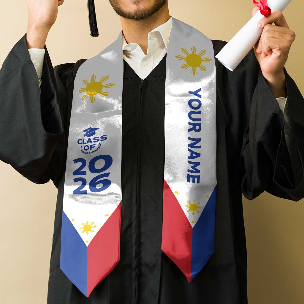 Custom Philippines Graduation Stole Flag Style LT05 - Polynesian Pride