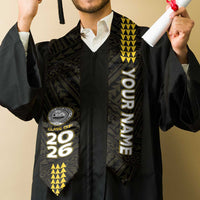 Custom President William McKinley High School Graduation Stole Kakau Pattern LT05 - Polynesian Pride