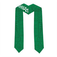 Custom Saineha High School Graduation Stole Tongan Ngatu Pattern LT05 - Polynesian Pride