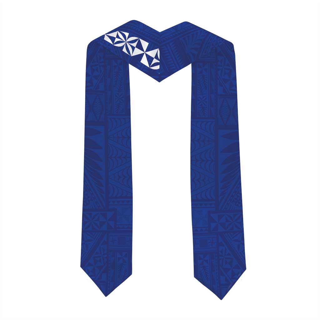 Custom Tupou College Graduation Stole Tongan Ngatu Pattern LT05 - Polynesian Pride