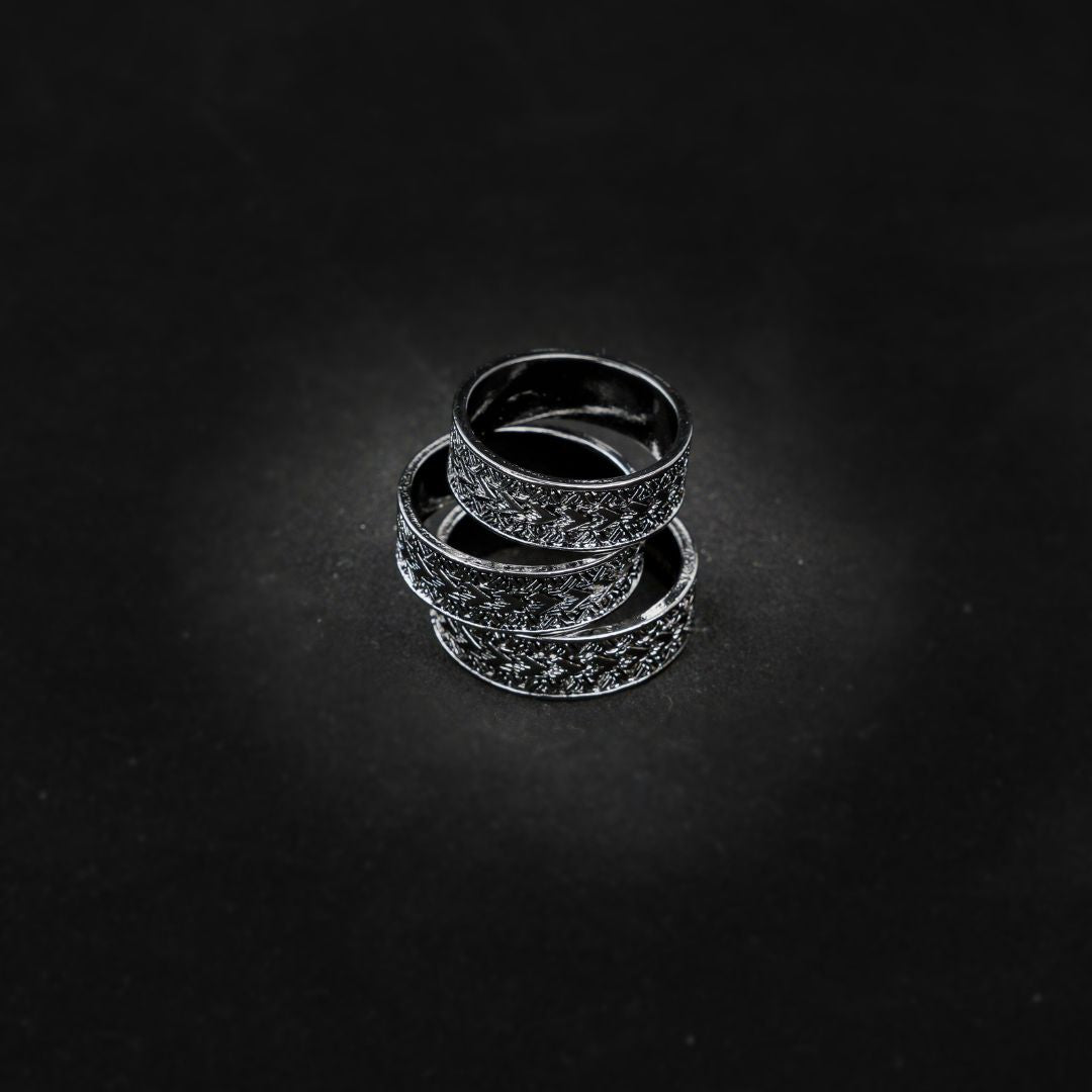 Polynesian Wedding Band, Samoan Arrow Pattern Ring, Custom Engraved Tribal Ring, Men's Island Style Ring, Cultural Jewelry Gift - Polynesian Pride