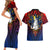 Filipinos Lapu-lapu Hero Couples Matching Short Sleeve Bodycon Dress and Hawaiian Shirt Philippines Flag and Sun DT02 - Polynesian Pride