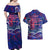 Father's Day Samoa Couples Matching Off Shoulder Maxi Dress and Hawaiian Shirt Special Dad Polynesia Paradise