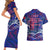 Father's Day Samoa Couples Matching Short Sleeve Bodycon Dress and Hawaiian Shirt Special Dad Polynesia Paradise