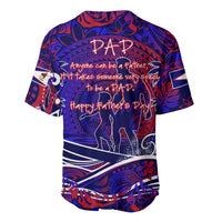 Father's Day American Samoa Baseball Jersey Special Dad Polynesia Paradise DT02 - Polynesian Pride