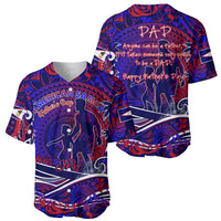 Father's Day American Samoa Baseball Jersey Special Dad Polynesia Paradise DT02 - Polynesian Pride
