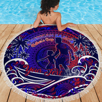 Father's Day American Samoa Beach Blanket Special Dad Polynesia Paradise DT02 - Polynesian Pride