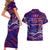 Father's Day American Samoa Couples Matching Short Sleeve Bodycon Dress and Hawaiian Shirt Special Dad Polynesia Paradise