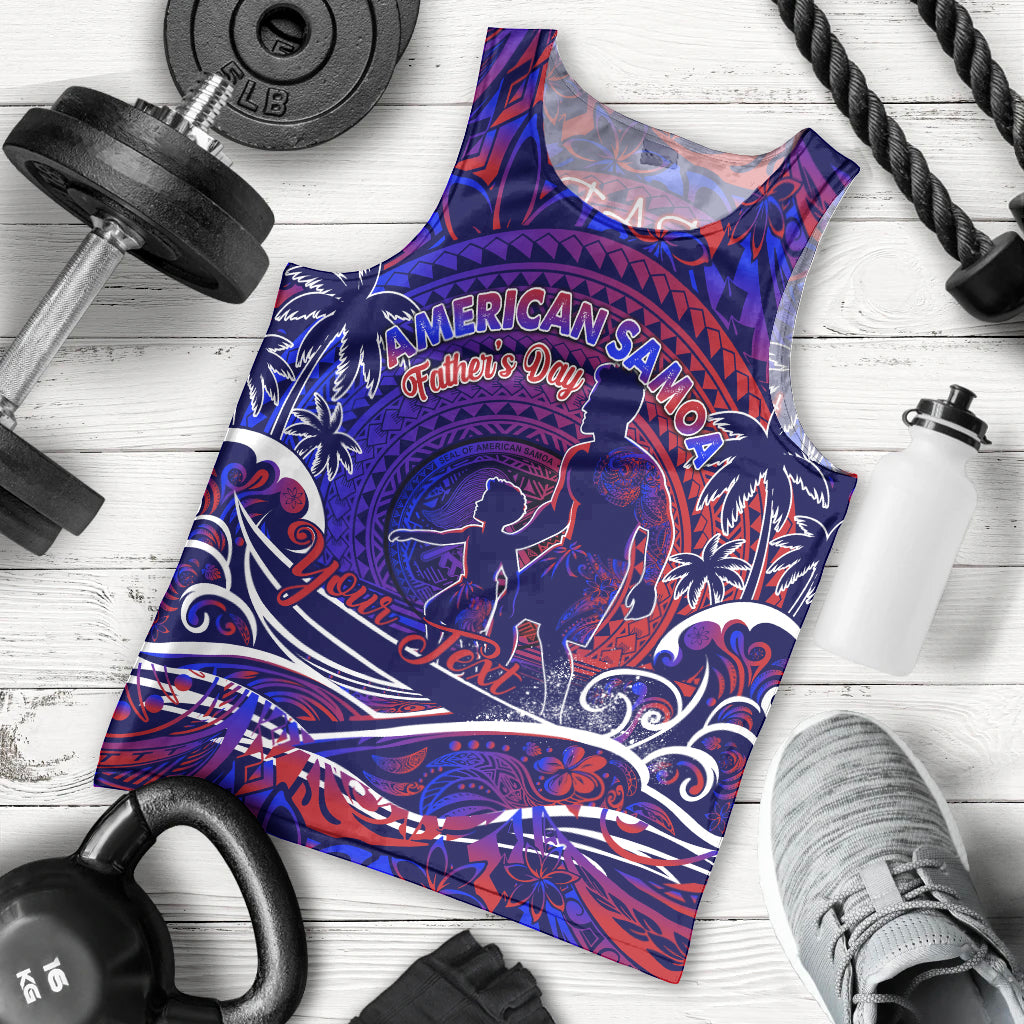 Father's Day American Samoa Men Tank Top Special Dad Polynesia Paradise