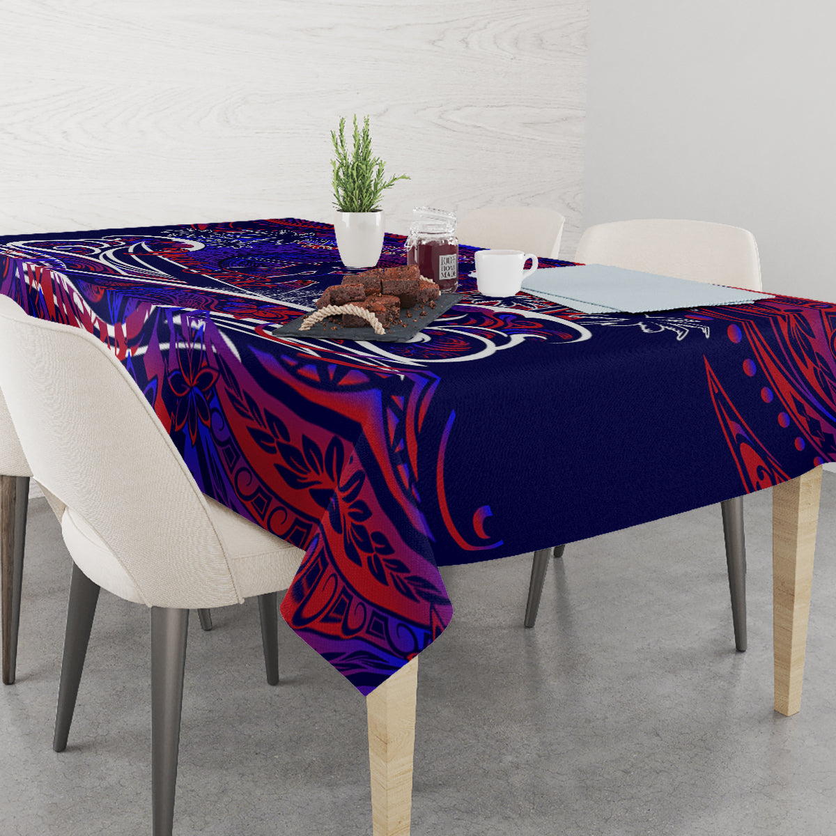 Father's Day American Samoa Tablecloth Special Dad Polynesia Paradise DT02 - Polynesian Pride