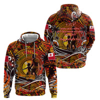 Father's Day Tonga Hoodie Special Dad Polynesia Paradise